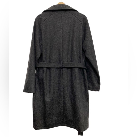 NWT A.P.C Bakerstreet Wool Belted Jacket Coat Dark Gray Size S - Picture 12 of 16